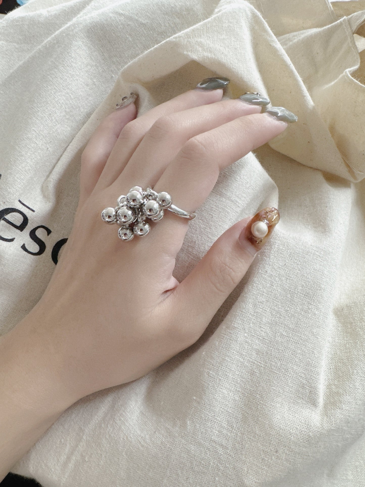 分SIZE的～波波串珠RING