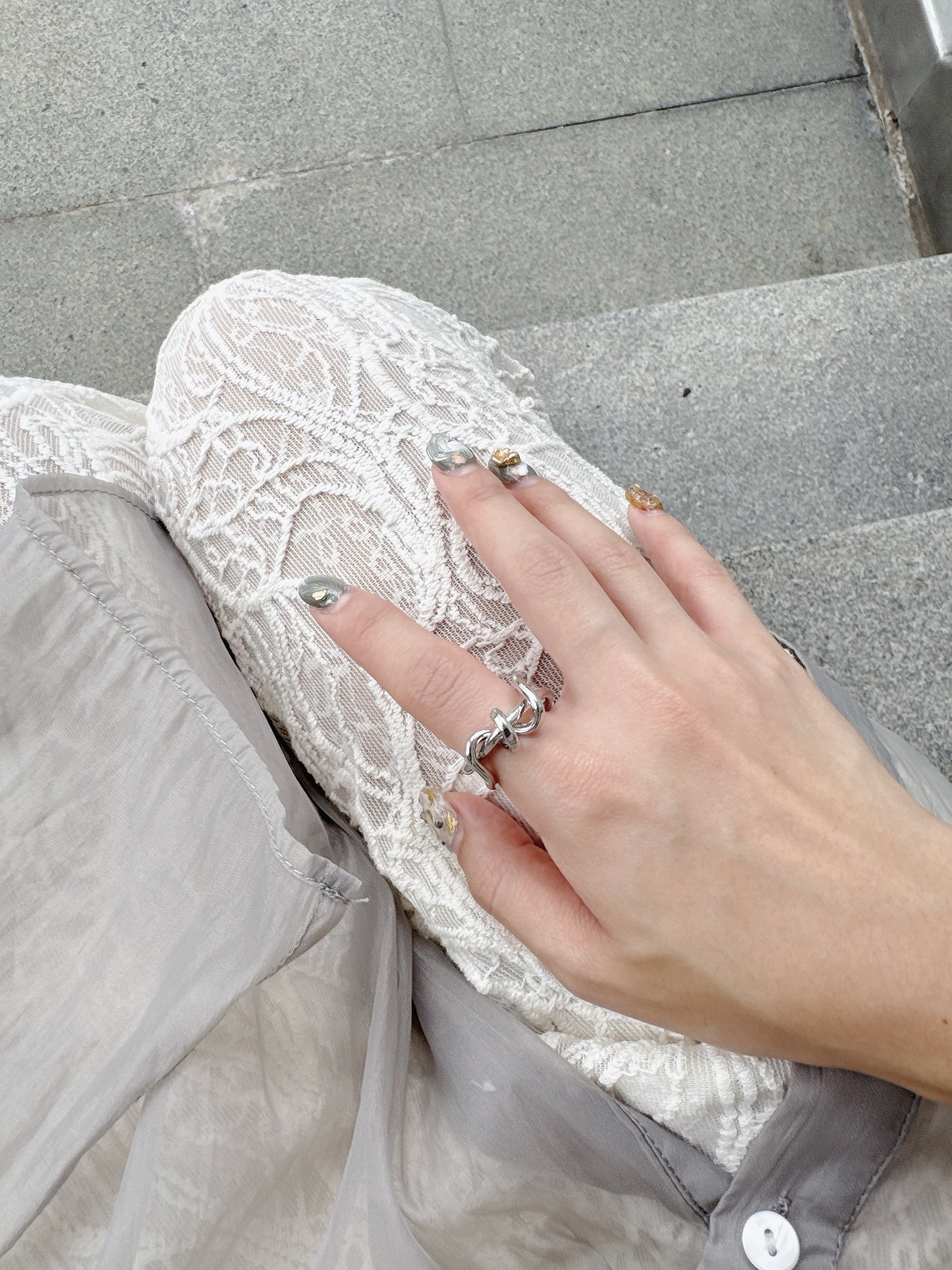 雙層打圈扭扭RING～