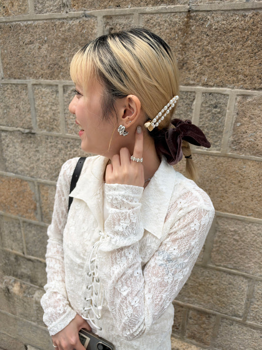 珍珠髮夾SET