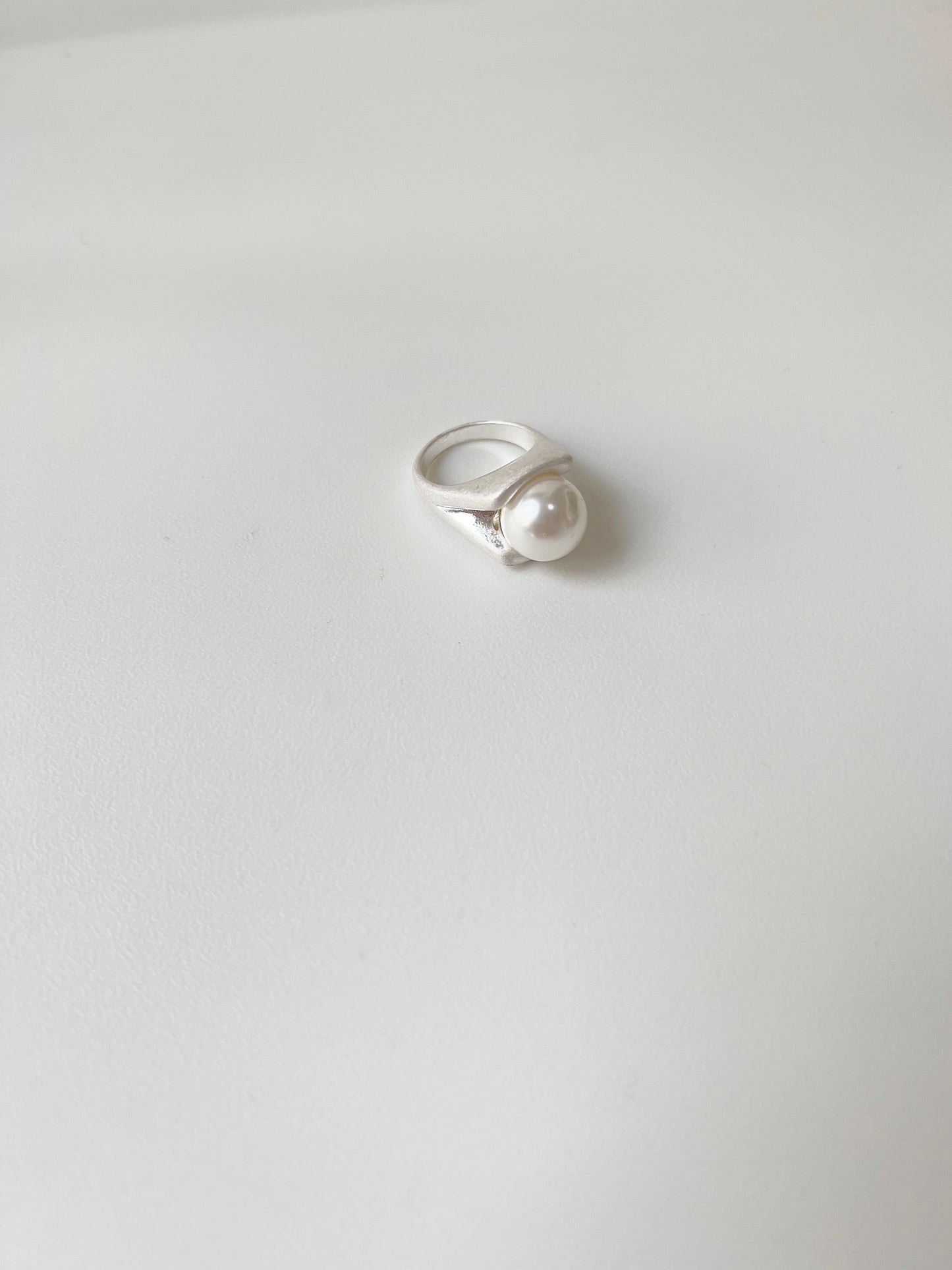 霧面開口大珍珠RING