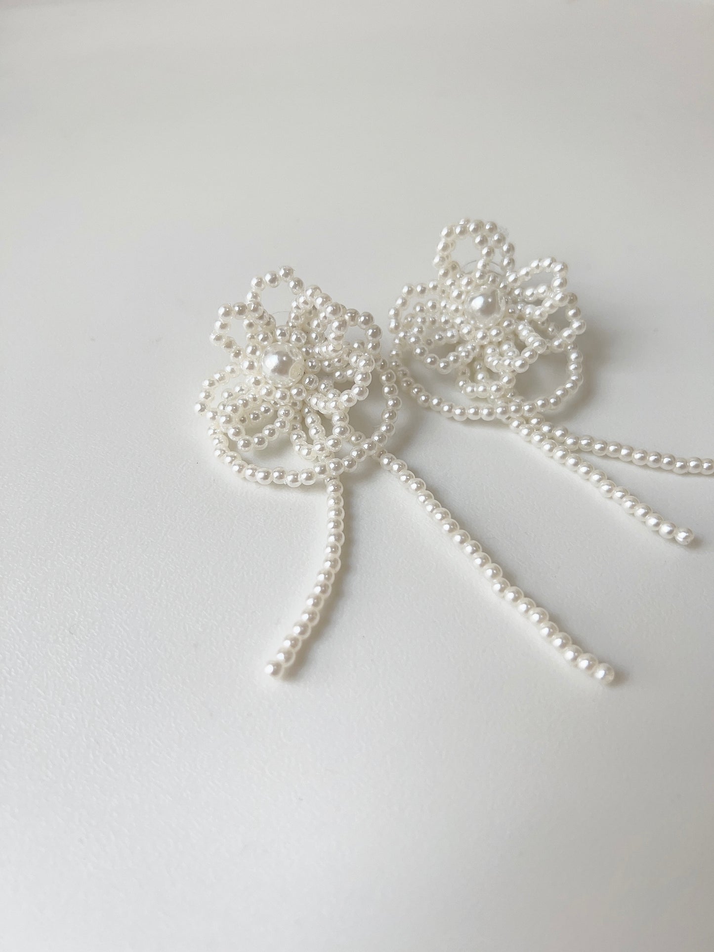 氣質珍珠花SOSO耳環