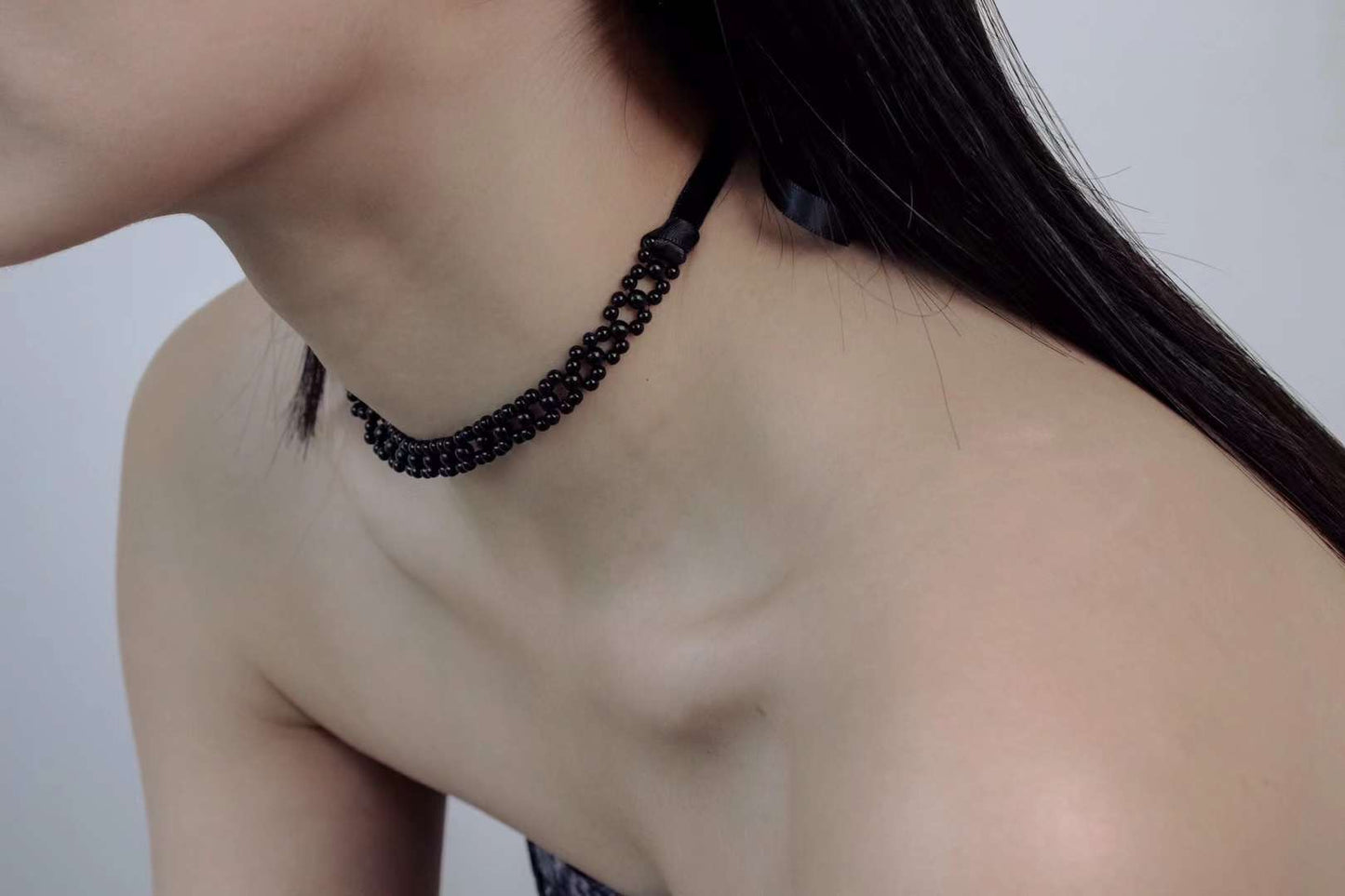 美🪄珍珠蝴蝶結choker