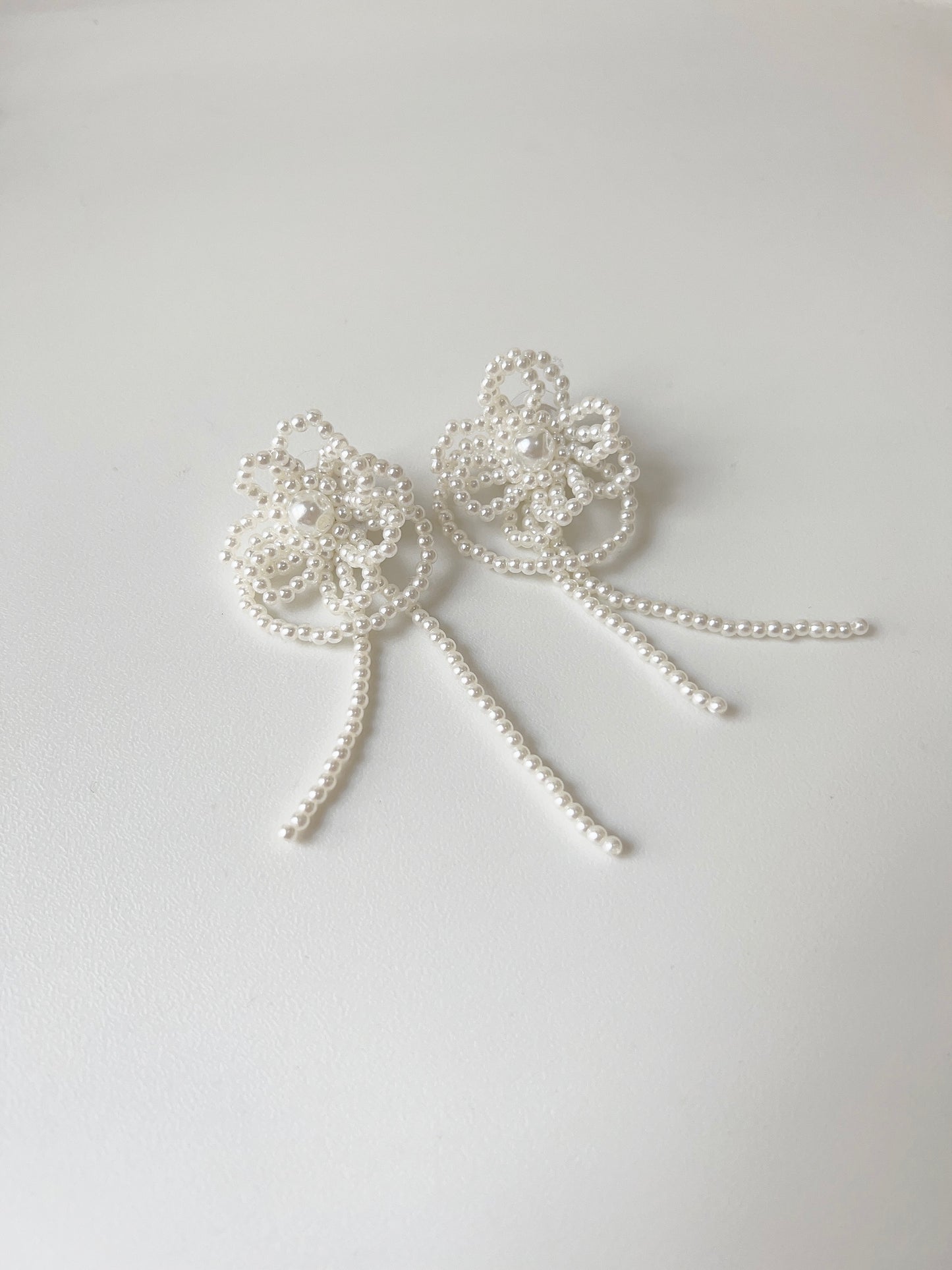 氣質珍珠花SOSO耳環