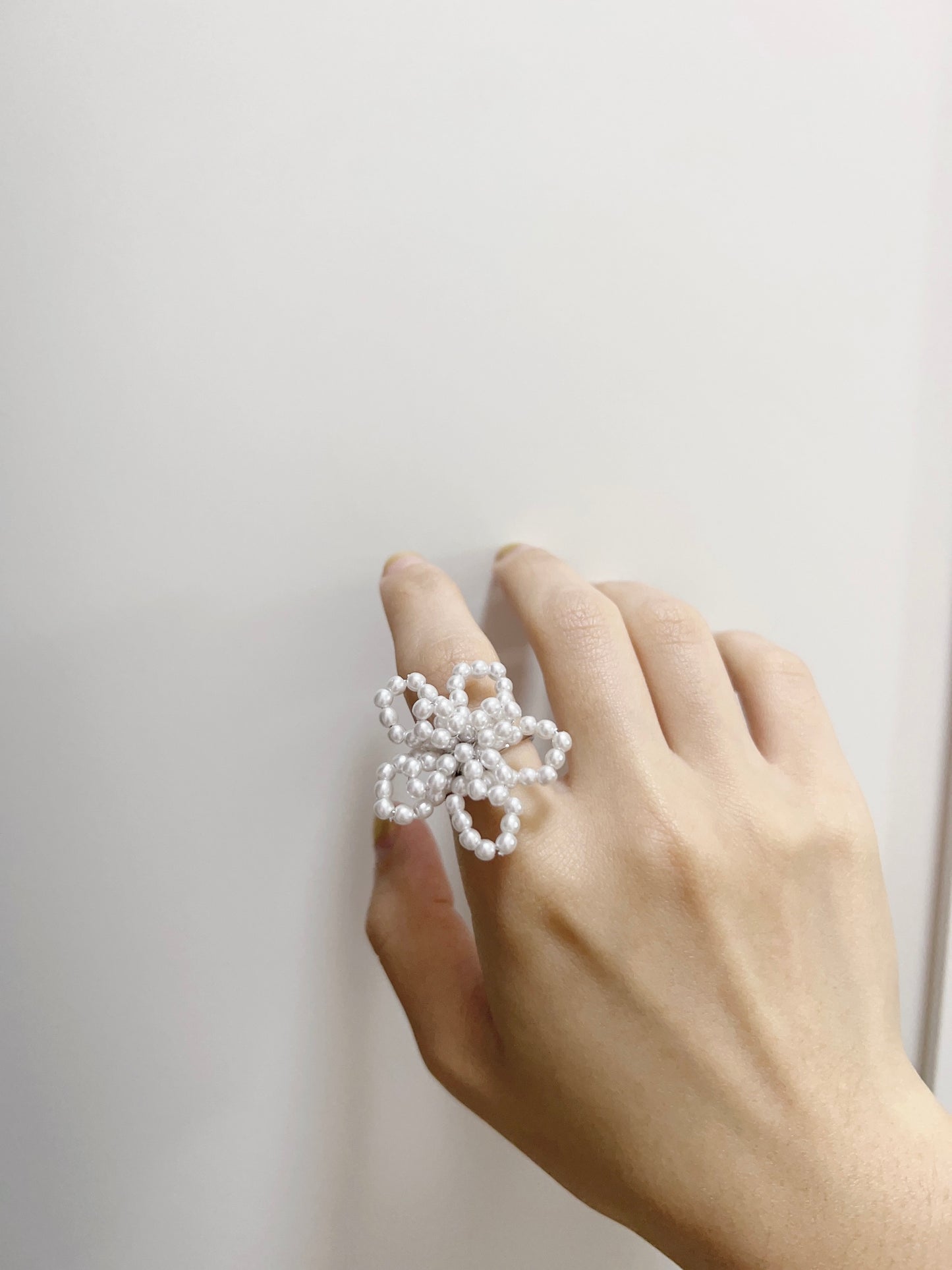限量 手串花花珍珠RING