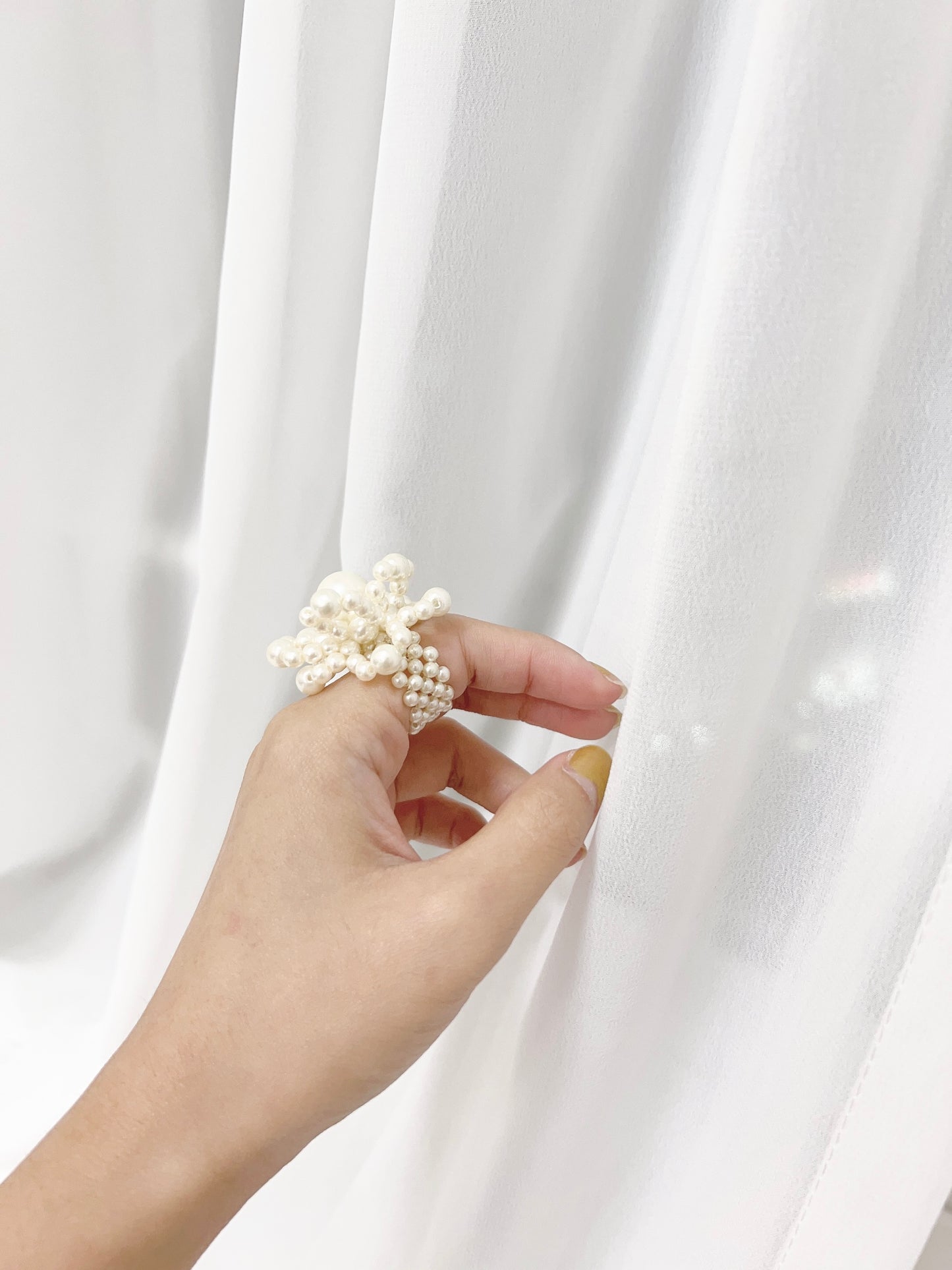 必買// 珍珠大花花RING