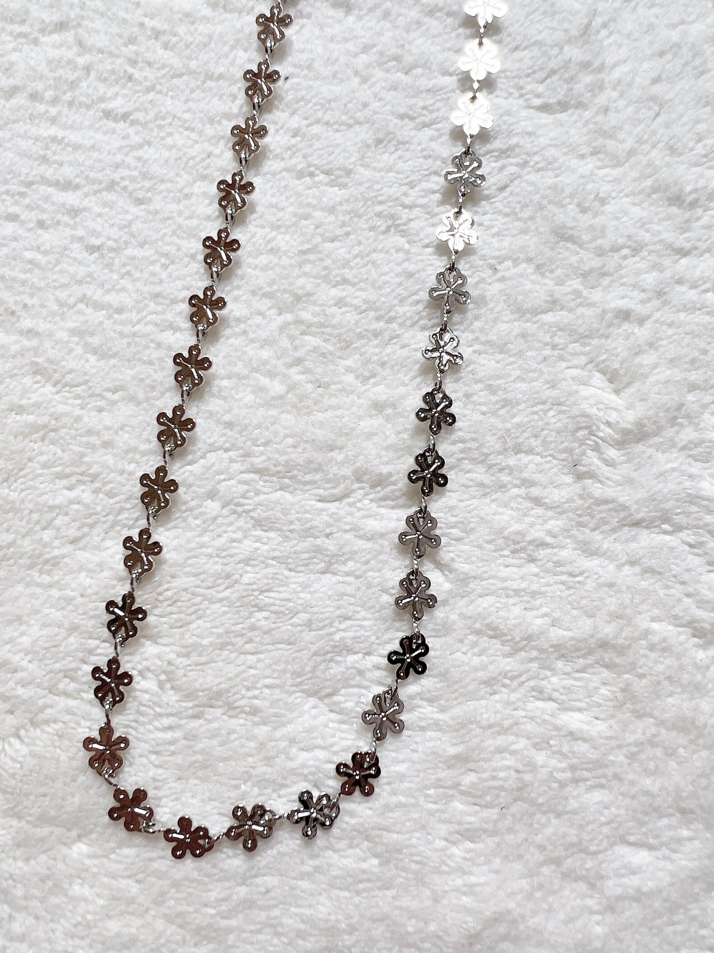 粒粒小花花頸鏈