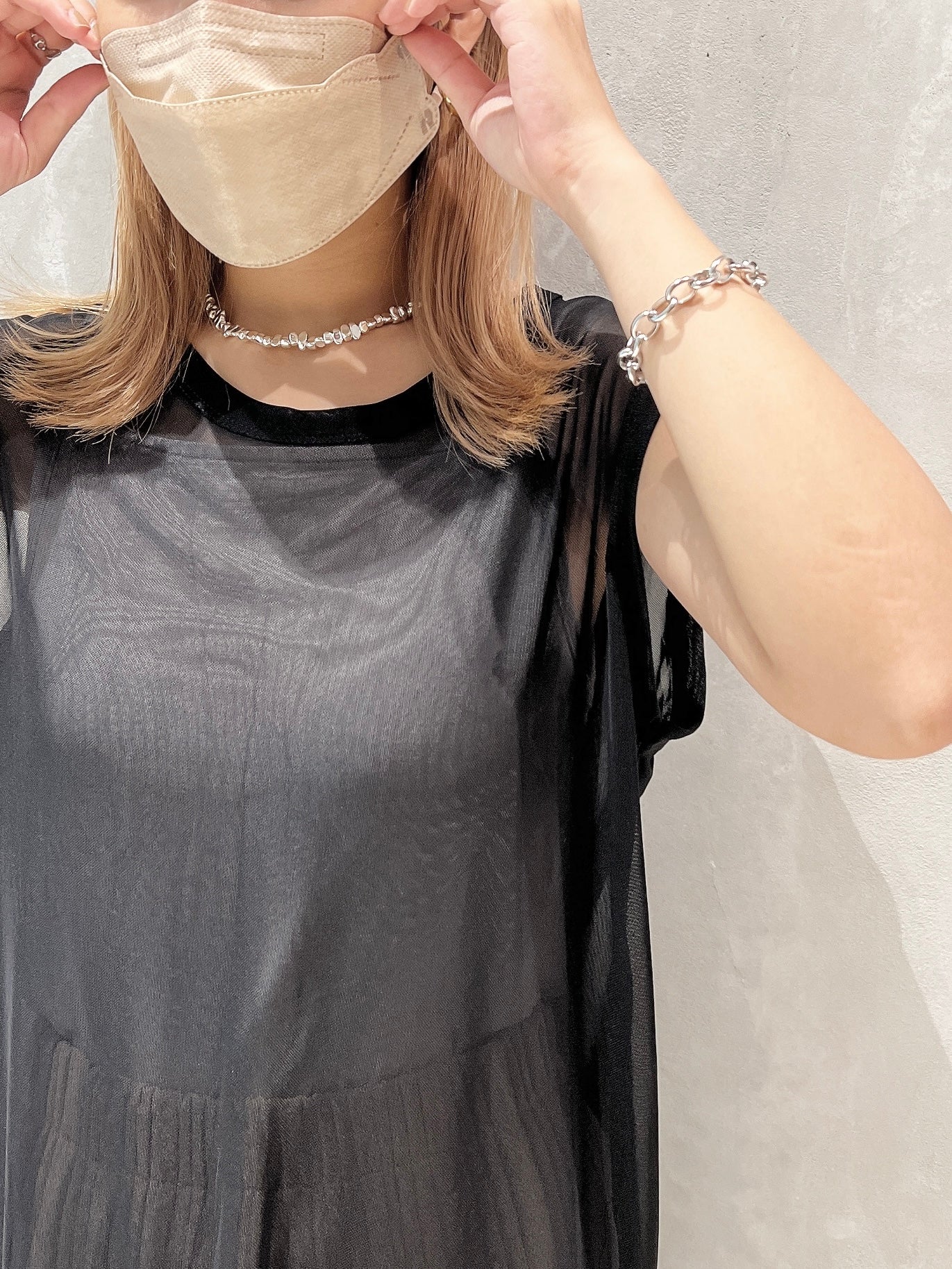 Must buy！質感不規則粒粒頸鏈