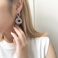 私心款 // 扭紋圈圈長耳環