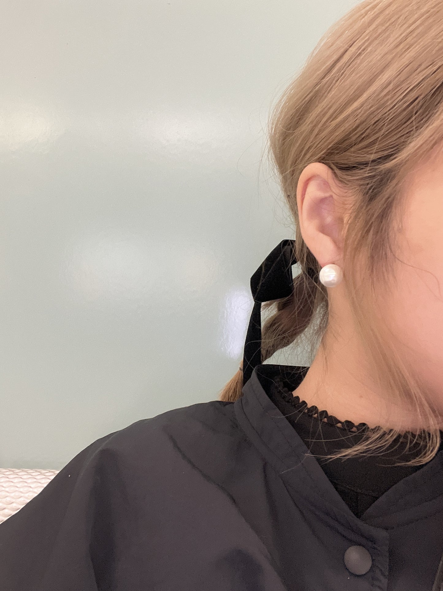 氣質珍珠耳環 (圖中示範12mm)