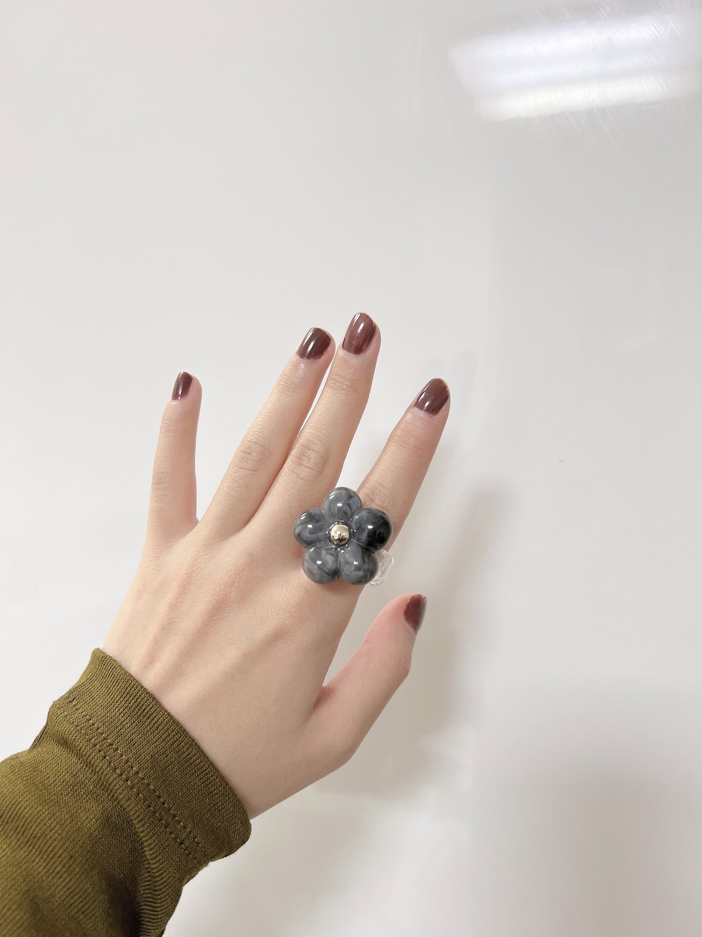 必買～超可愛脹卜卜花花RING