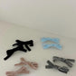 4色入！絨面小蝴蝶結髮夾SET