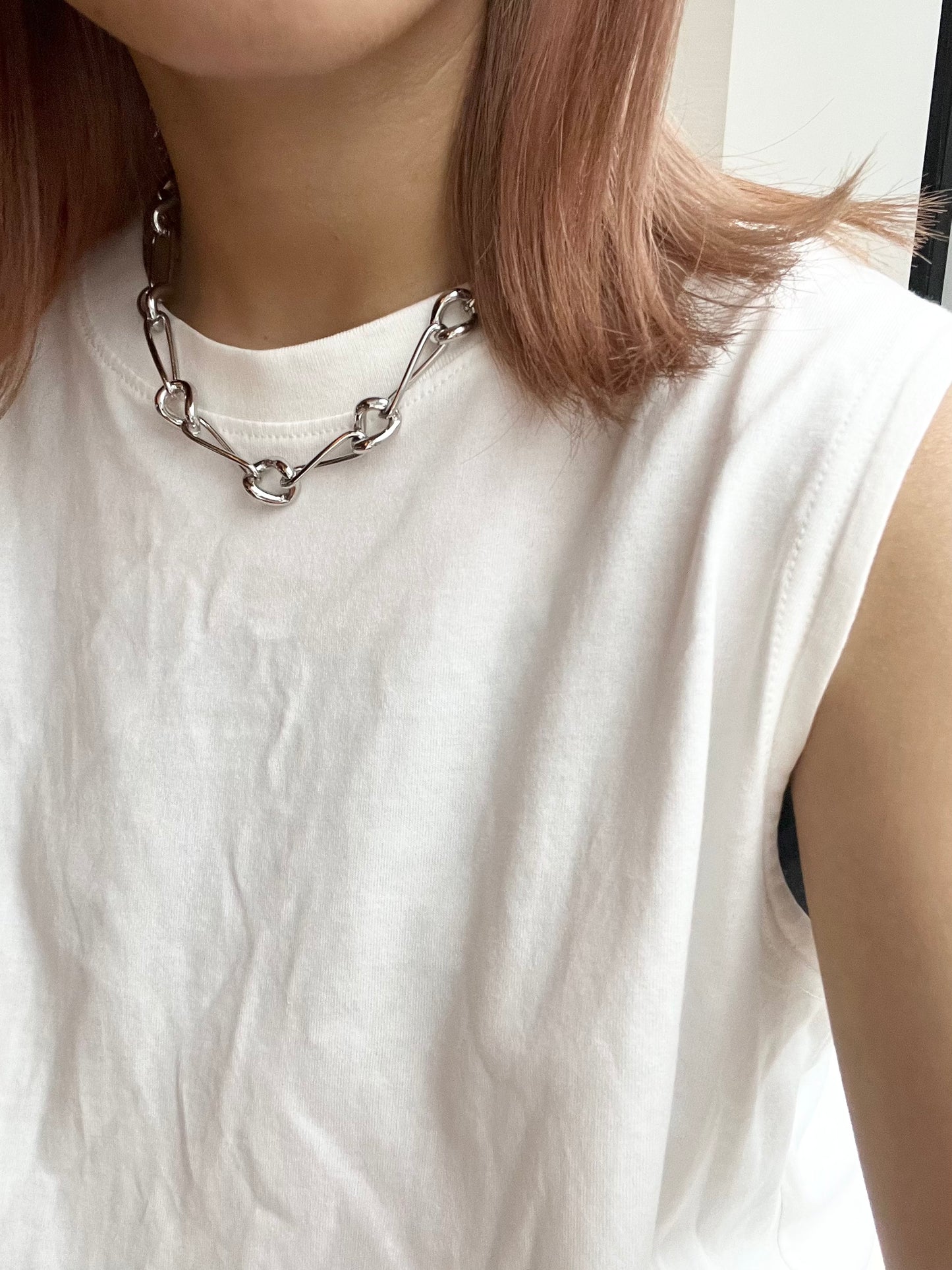 必買款！微波浪扣扣頸鏈