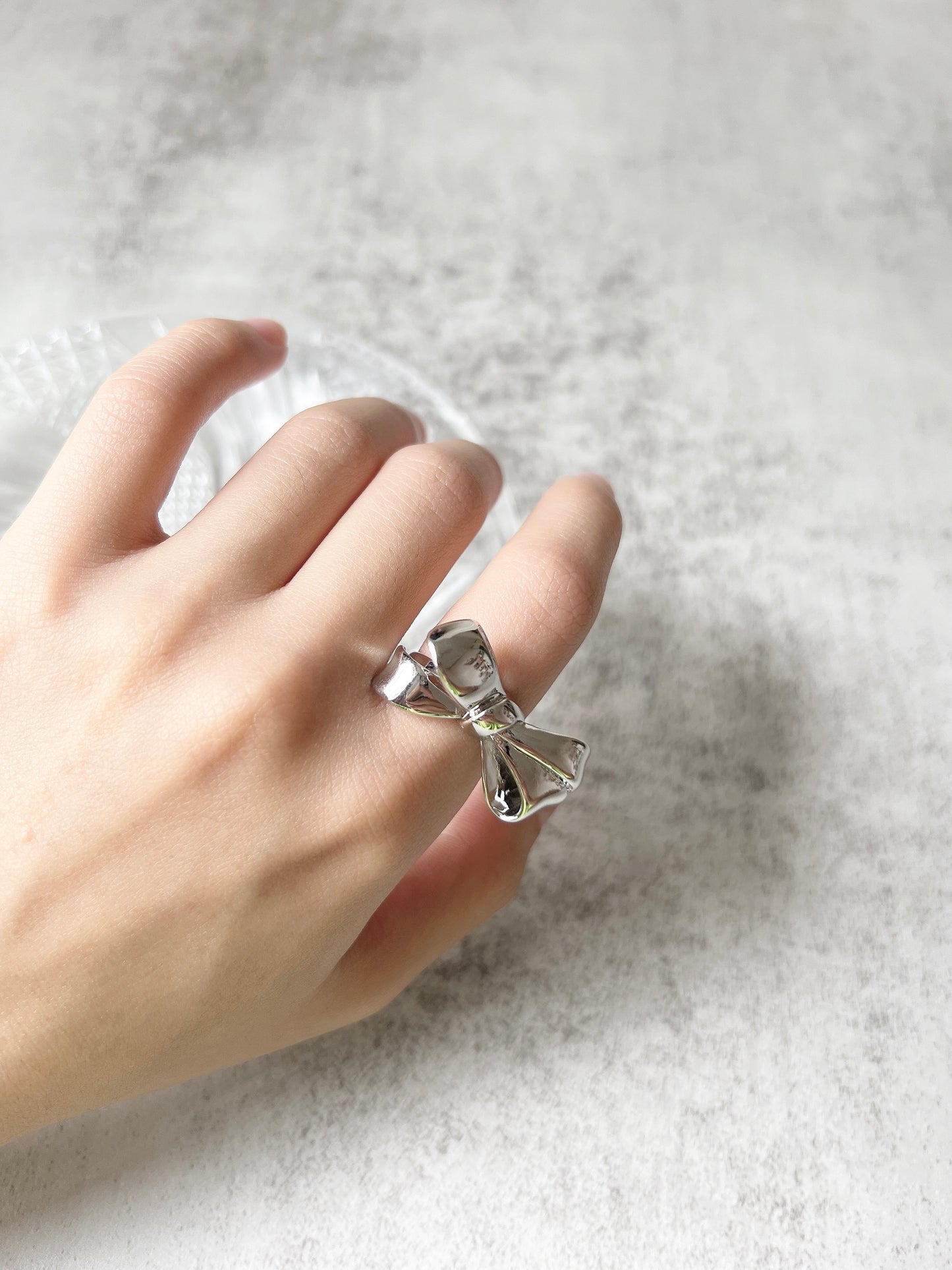 立體蝴蝶結戒指