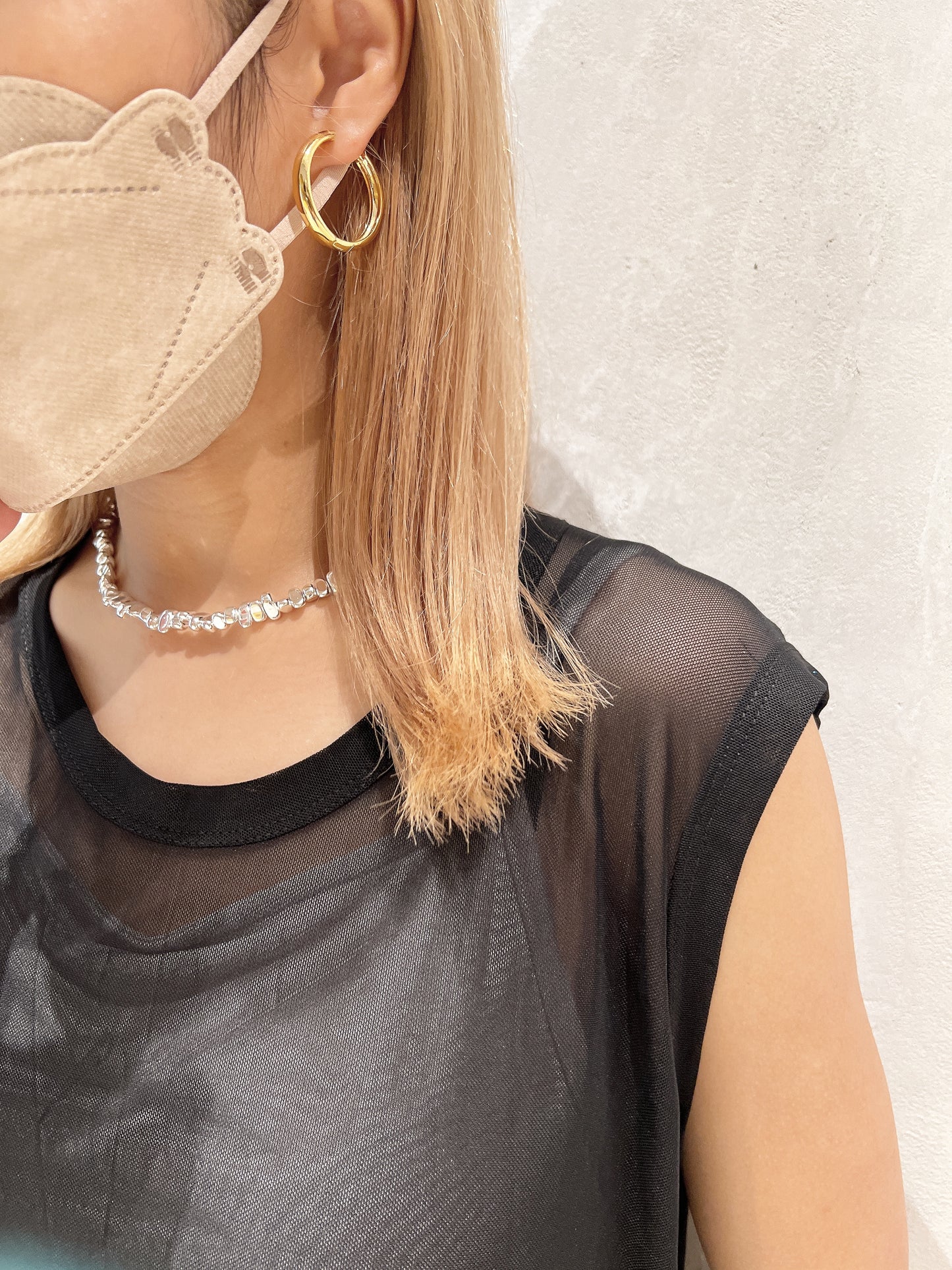 Must buy！質感不規則粒粒頸鏈