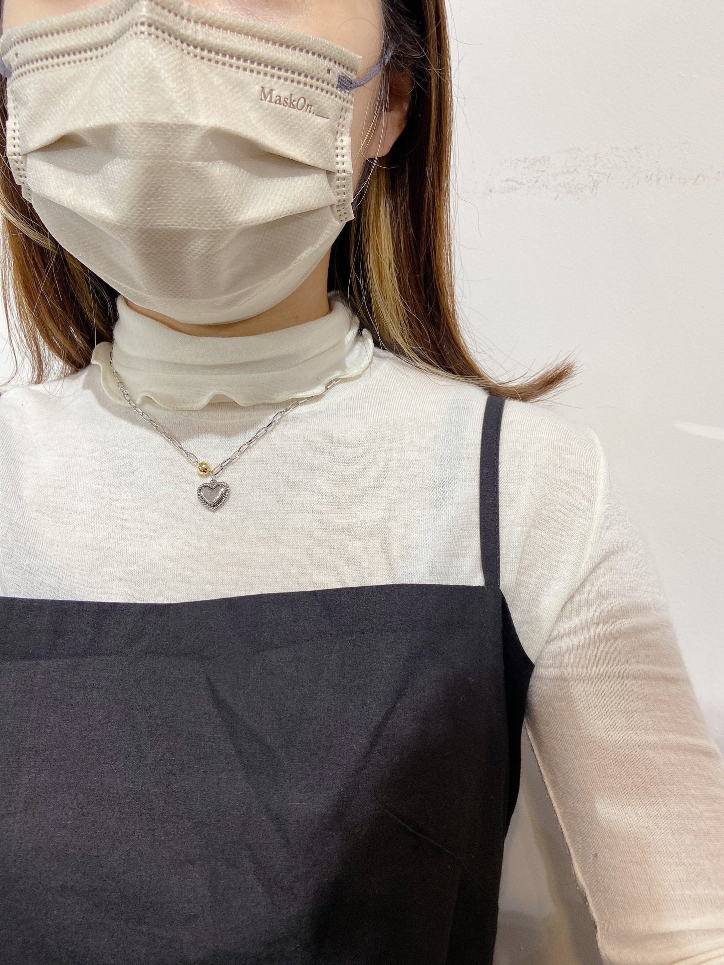 復古小心心頸鏈