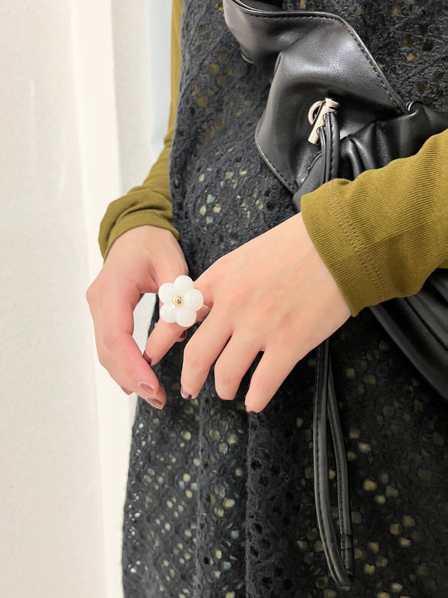 必買～超可愛脹卜卜花花RING