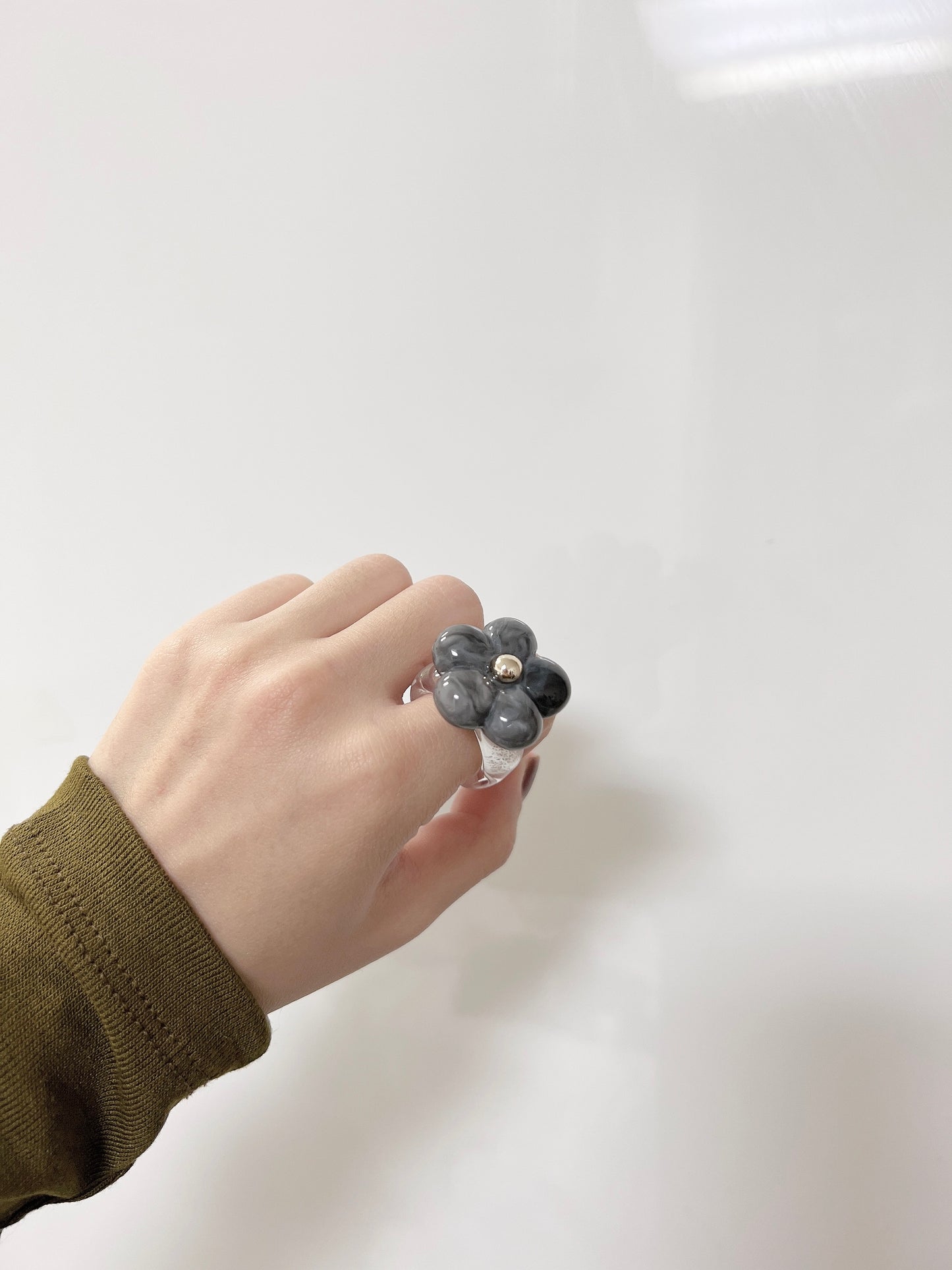 必買～超可愛脹卜卜花花RING