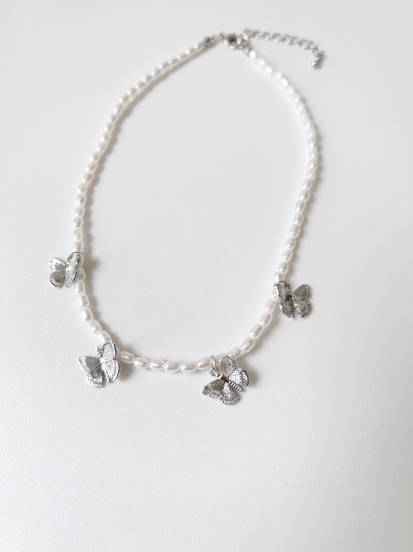 推薦！Butterfly Pearl necklace