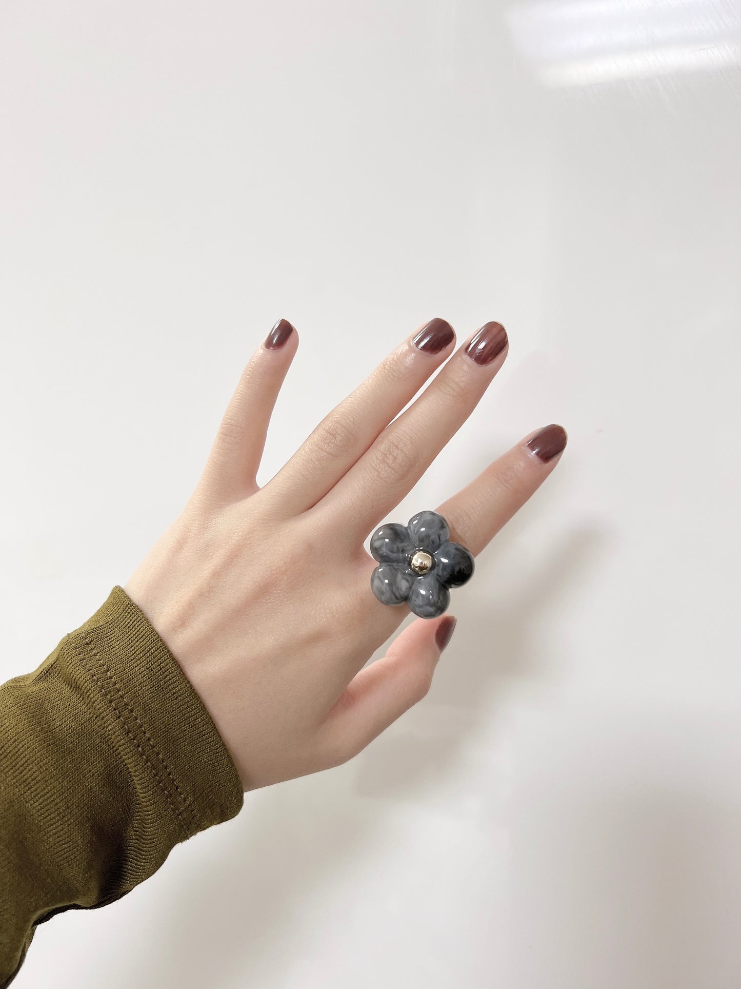 必買～超可愛脹卜卜花花RING