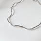 氣質波浪微曲頸鏈