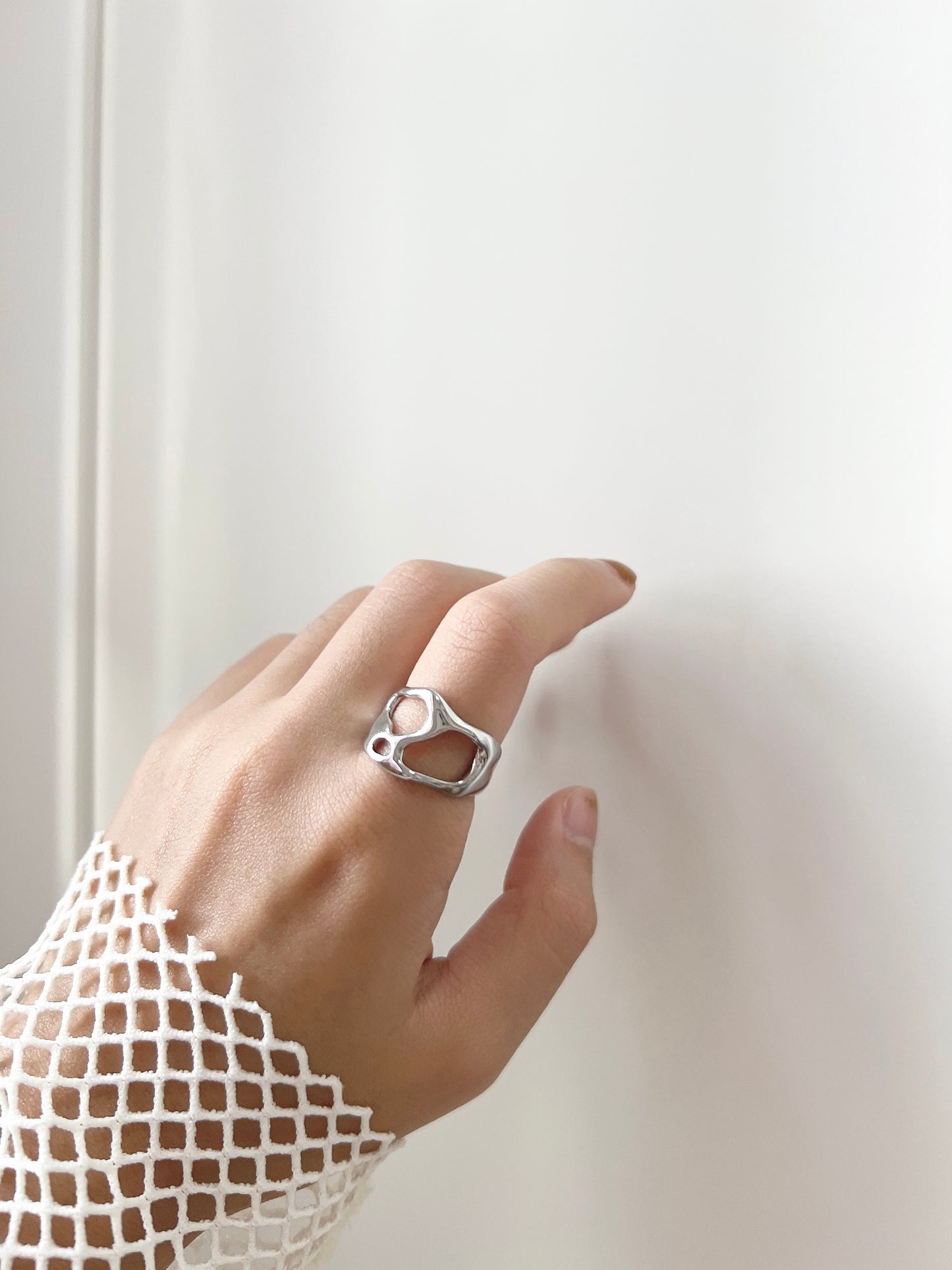 不規則洞洞開口RING