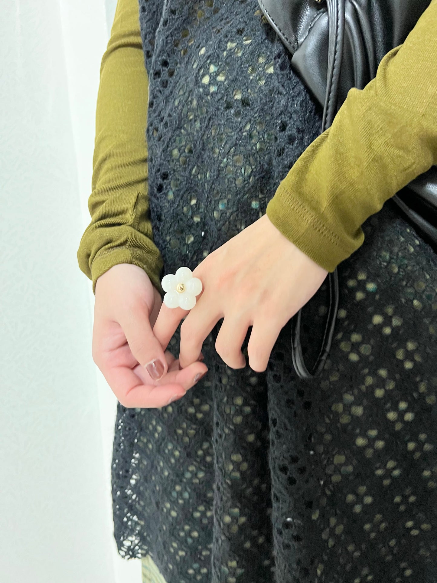 必買～超可愛脹卜卜花花RING