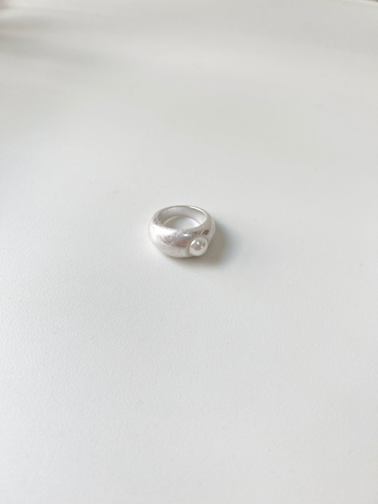 氣質珍珠粗戒指