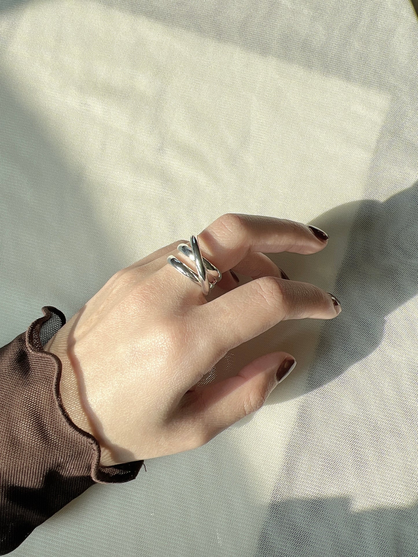 簡約三層交叉RING