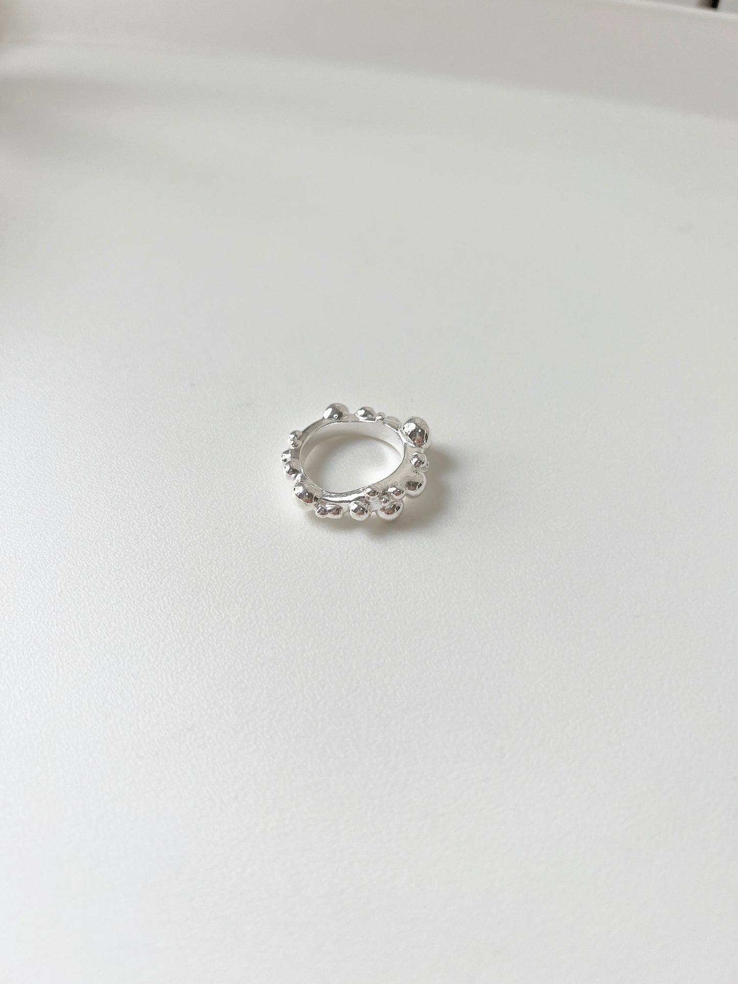 霧面大小點點RING