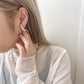 簡約感彎耳環