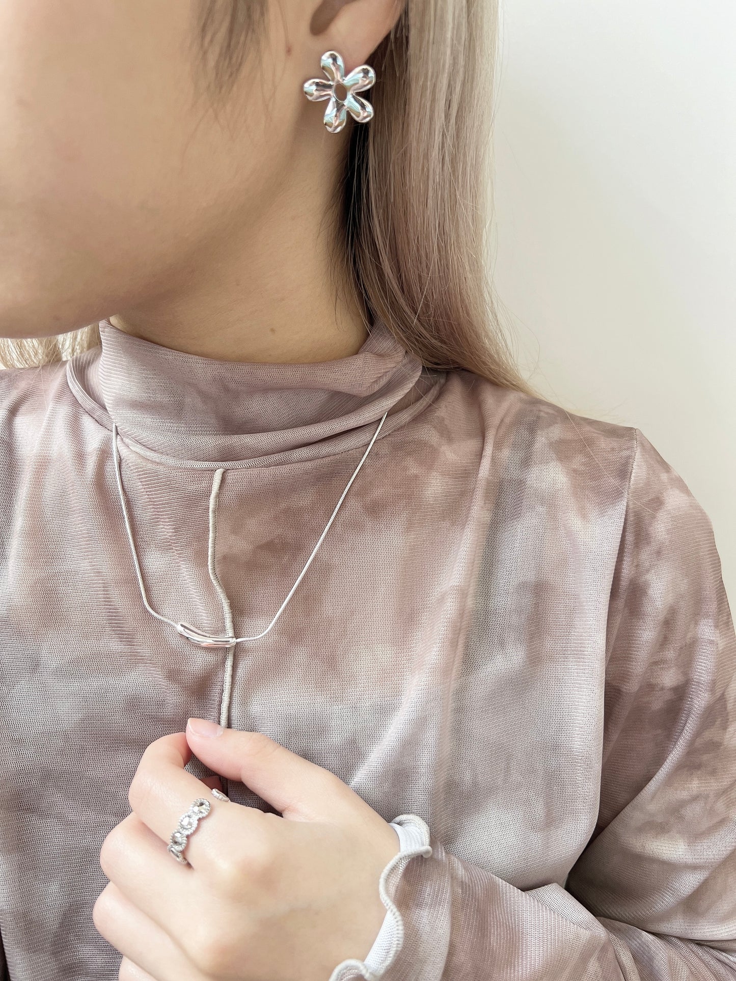 簡約水滴幼頸鏈