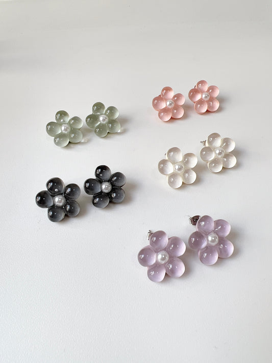 MUST BUY! JELLY FLOWER EARRING