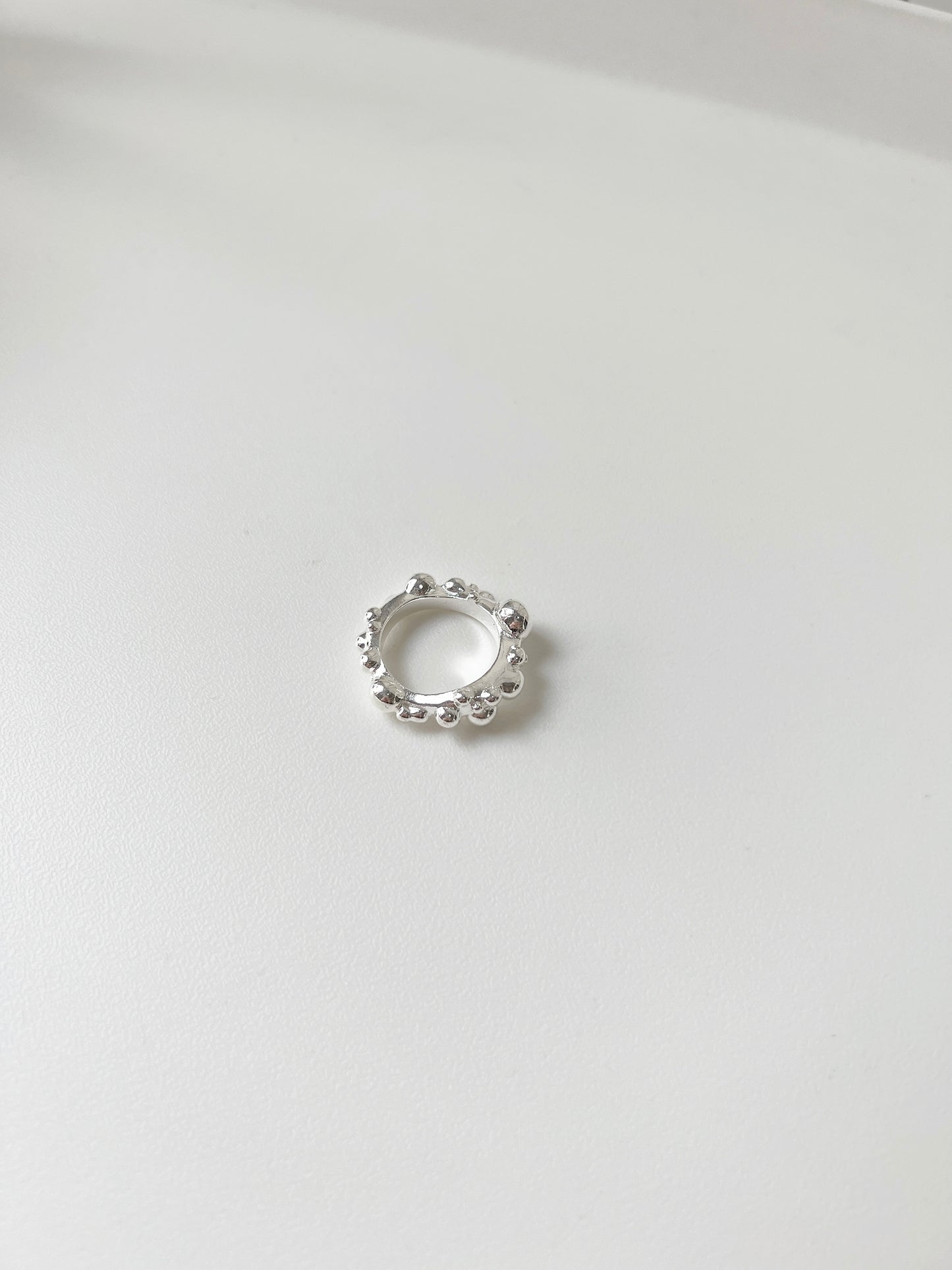 霧面大小點點RING