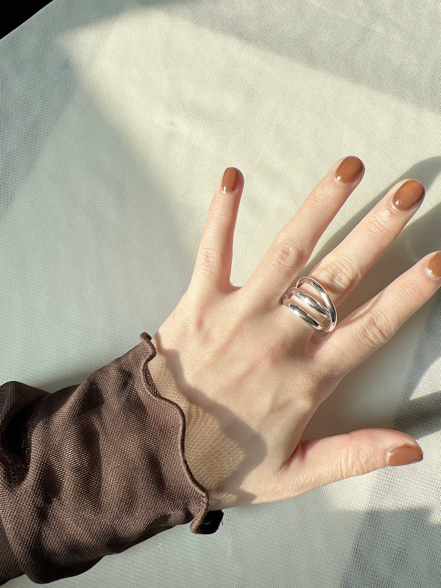 簡約三層交叉RING